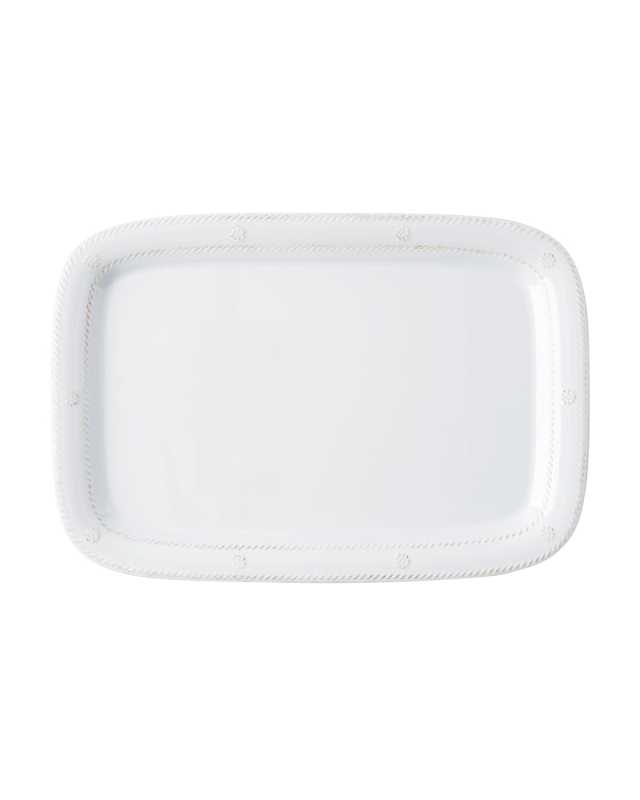 Berry & Thread Melamine 16" Tray - Whitewash